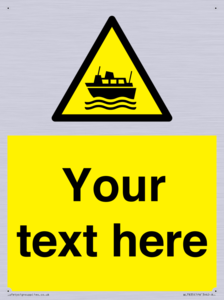 Custom warning ferries crossing vessels